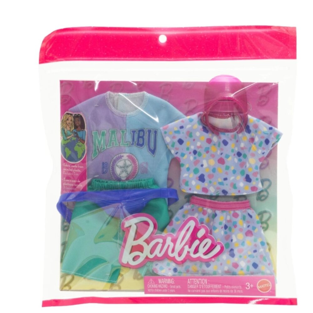 Barbie Fashion Pack with 2 Complete Looks for Barbie Dolls